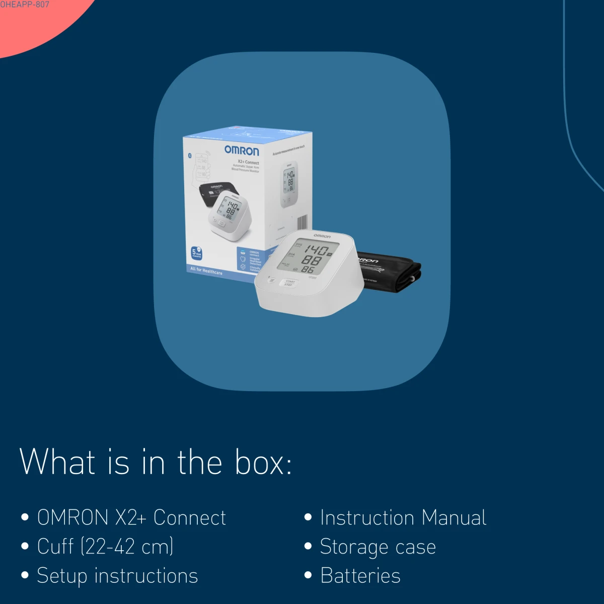 OMRON X2+ Connect V použití